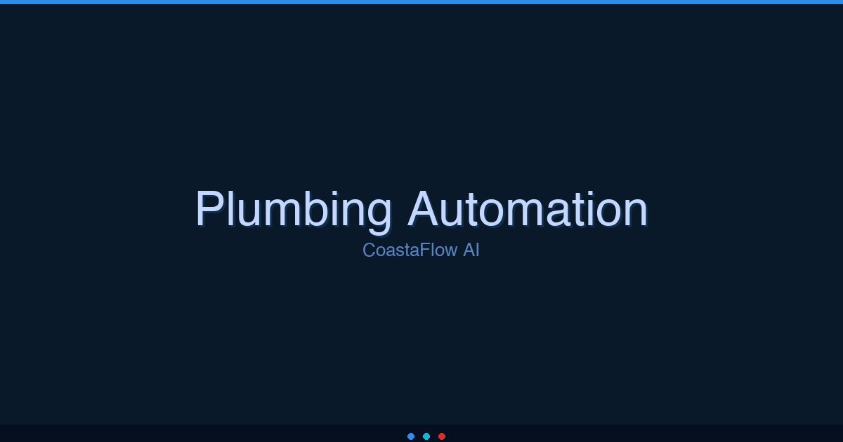 How to Automate Your Plumbing Business Without Hiring a Virtual Assistant